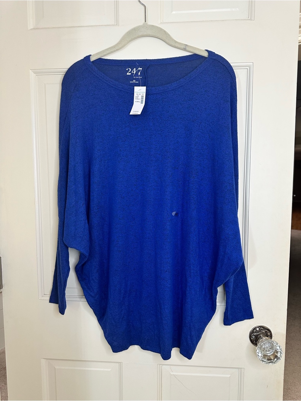 Maurices Women's Tunic long sleeve Blue size XS